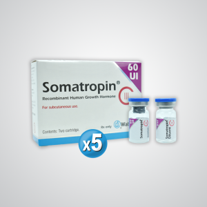 Somatropina 60 ui - 5 pzs -Hormona de crecimiento - Watson